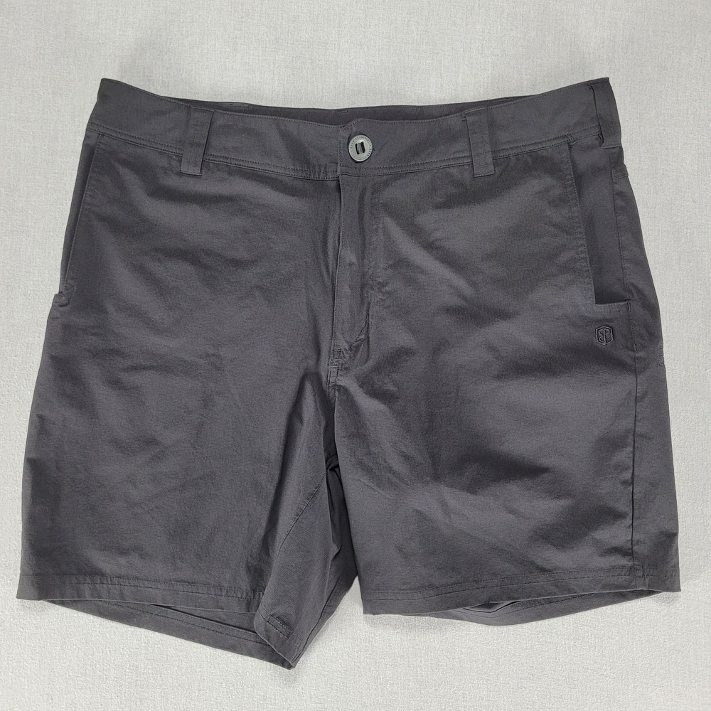 Born Primitive Shorts Black Traverse Mens Size 38 Golf Active